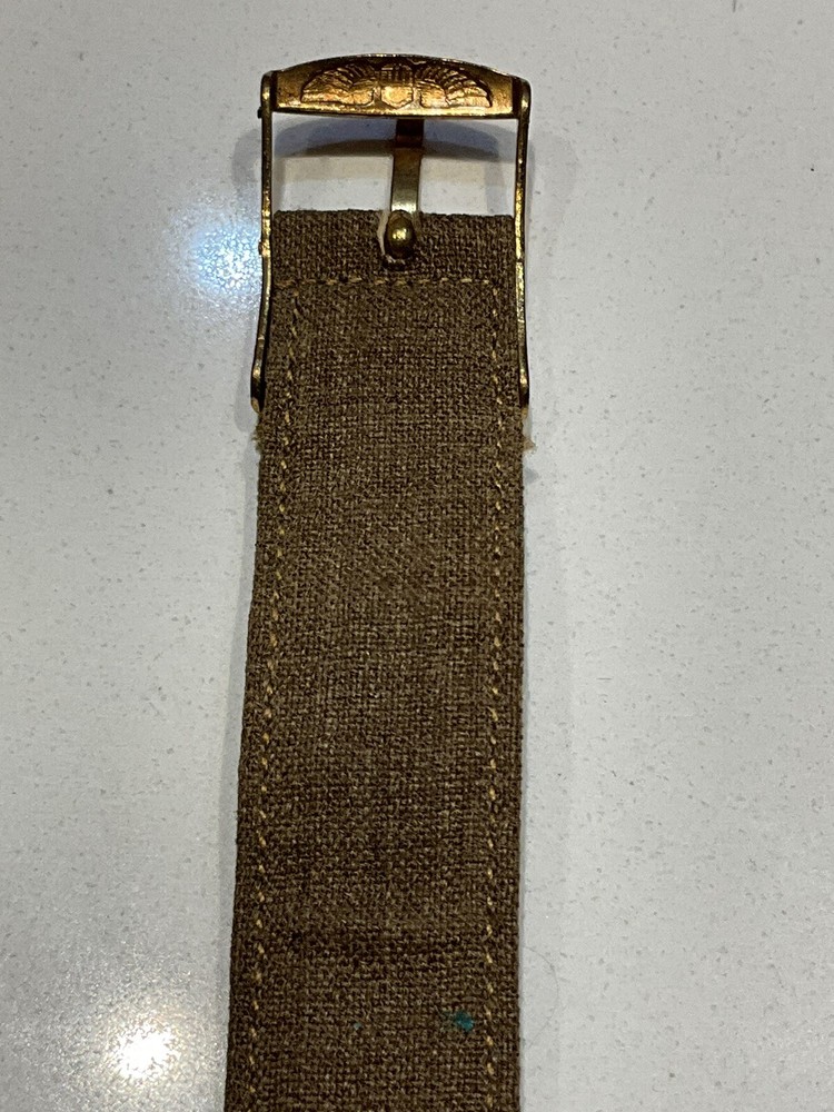 Original Post WWII Early Timex Watch & Air Force Watchband Fond in WWII Chest