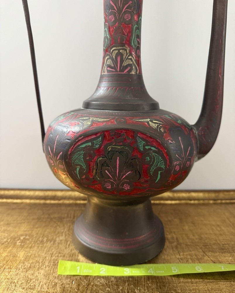 Brass Mughal Styled Surahi Multipurpose Jug