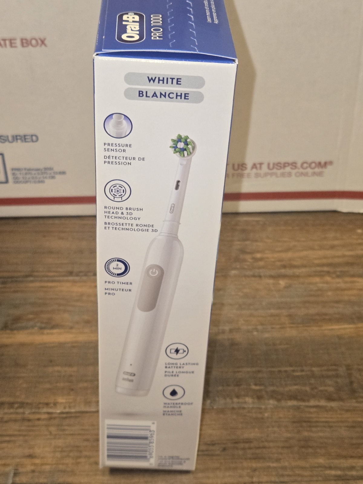 New & Sealed! Oral-B Pro 1000 Deep Cleaning Action Rechargeable Toothbrush WHITE