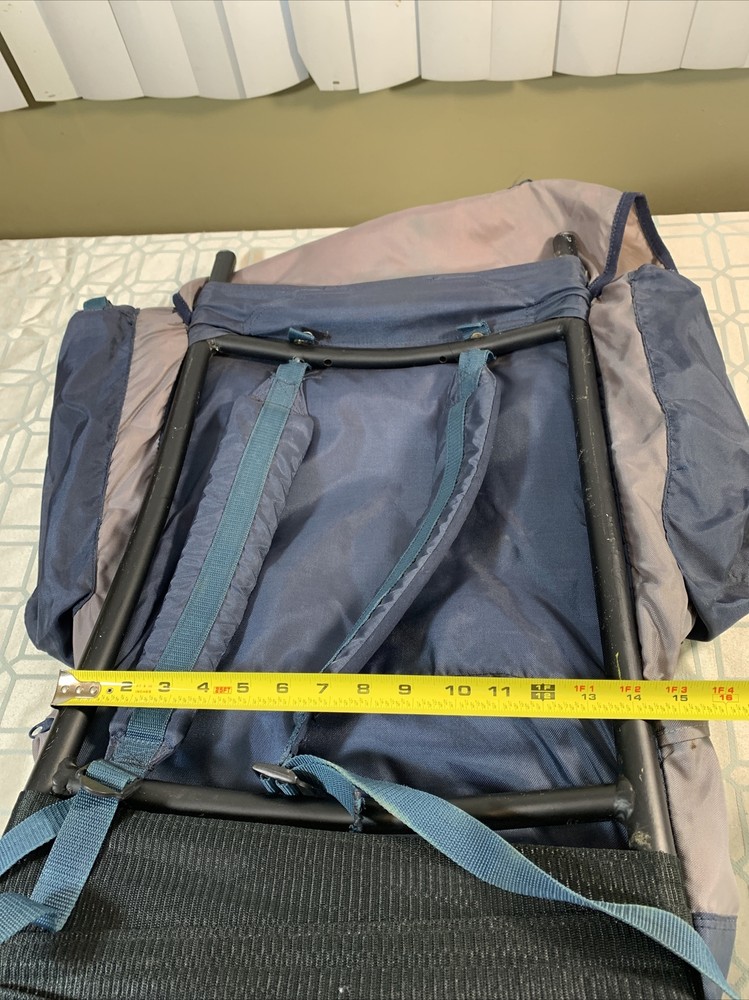 VTG McKinley External Frame Multi pocket Lightweight Hiking Backpack Size Large