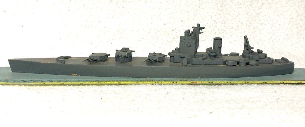 AUTHENTIC WORLD WAR TWO II 2 US NAVY TRAINING MODEL,HMS NELSON,BATTLESHIP,GIFT:)