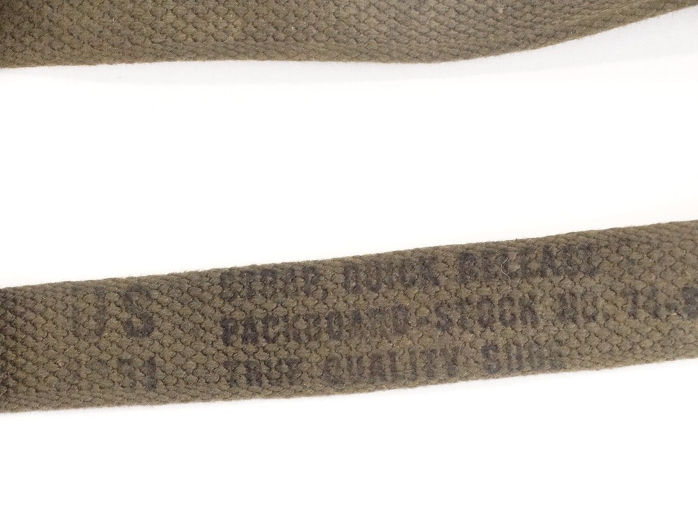 US Military WWII/Korean War Quick Release Packboard Strap