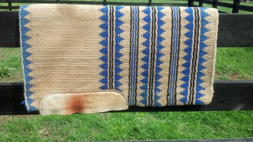 Two Wool Western Show Saddle Pads - Harris