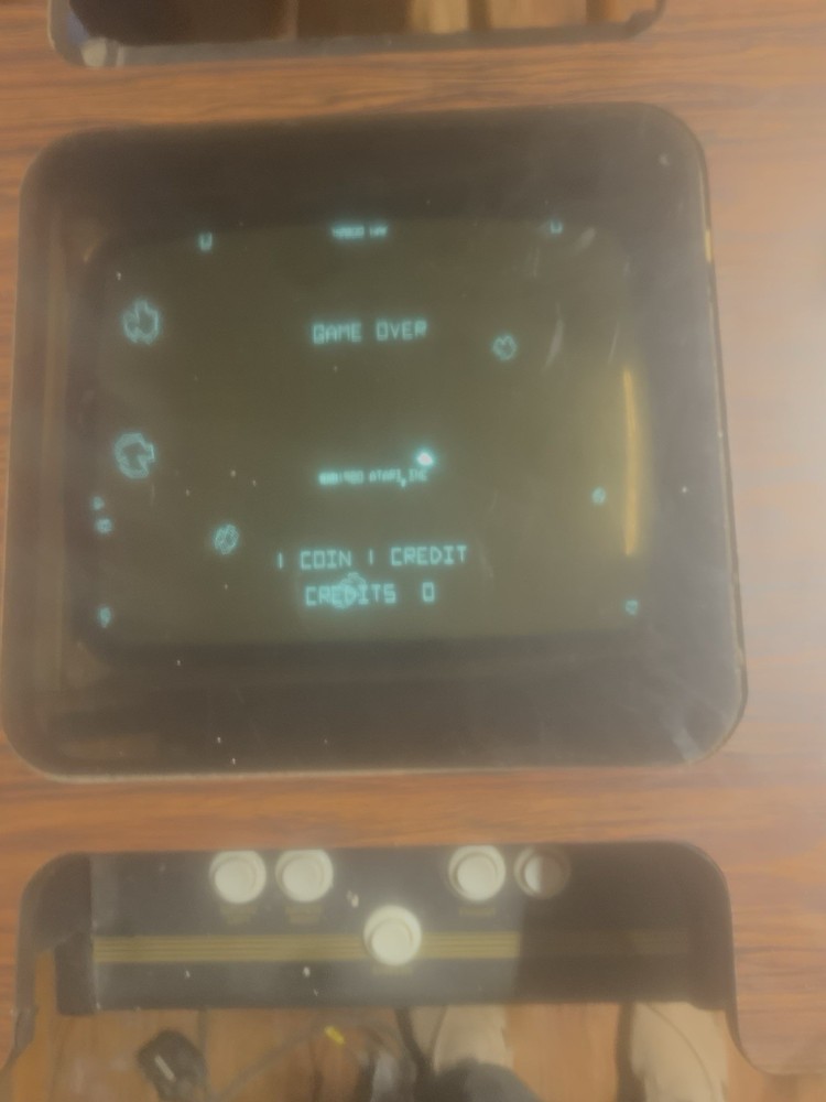 Atari Commercial Asteroid Arcade Game