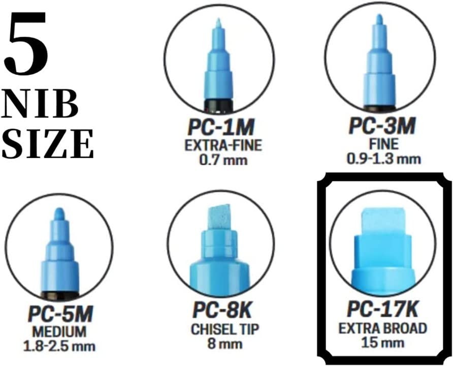 UNI PC-17K"FULL RANGE ALL 8 COLOURS"