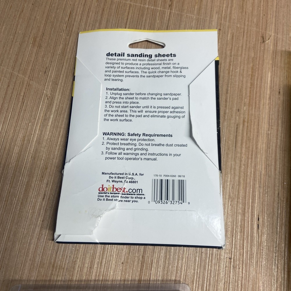 Chicago Electric Multi Tool Triangle Sanding Sheets # 65985, pad assortment