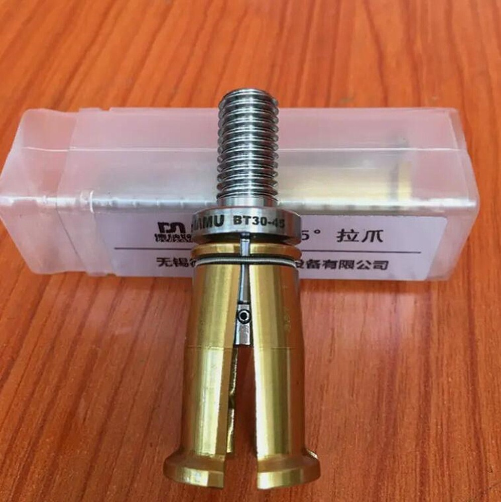 1PC BT30 4 Petal Clamp Pull Claw For CNC Spindle 45 Degree Outer Screw Pull Part