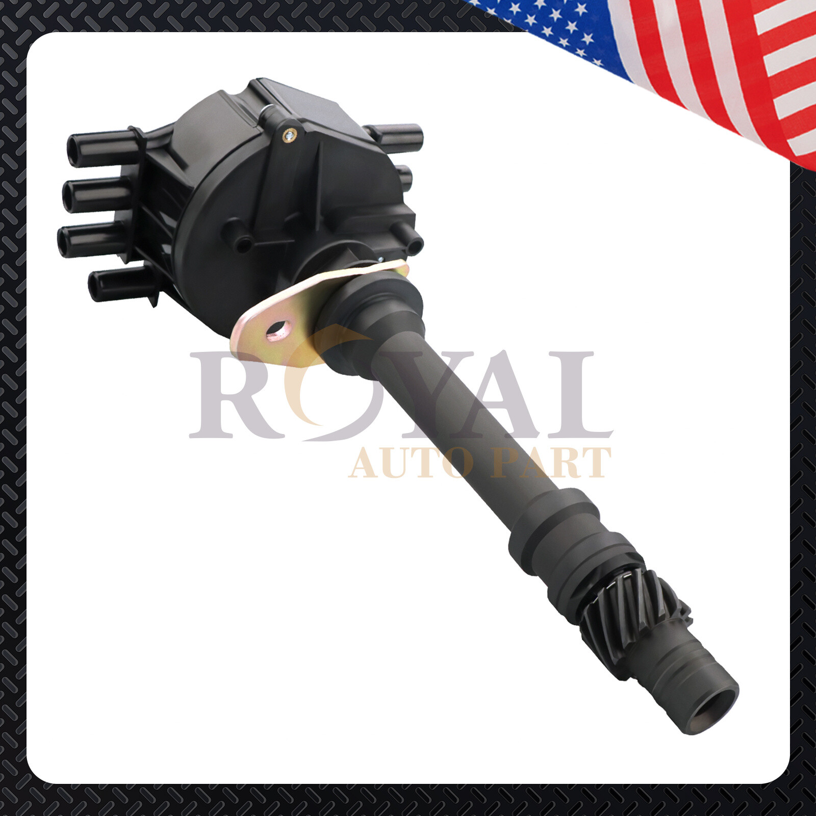 GM02 Distributor & ACDelco Spark Plugs & Wires for 96-05 Chevy GMC Truck 4.3L