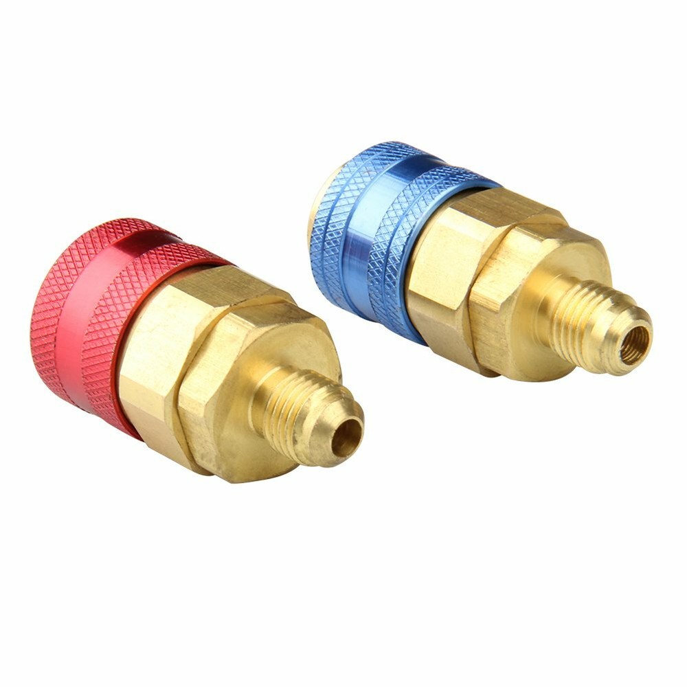 Quick Coupler High Low Side Connector Conversion Adapter Kit for AC Charging US