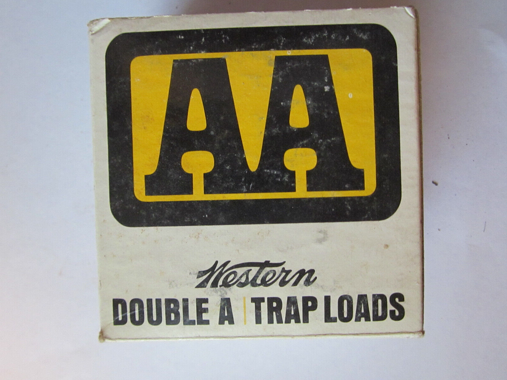 VINTAGE WESTERN AA DOUBLE A TRAP LOADS 12 ga Empty Shot Shell Box