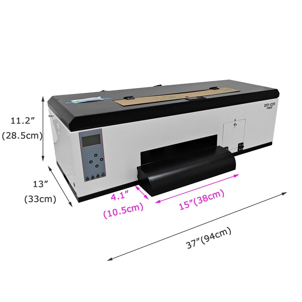 A3 TX800 110V Printer Transfer Printer Roll DTF Printer White Ink Circulation