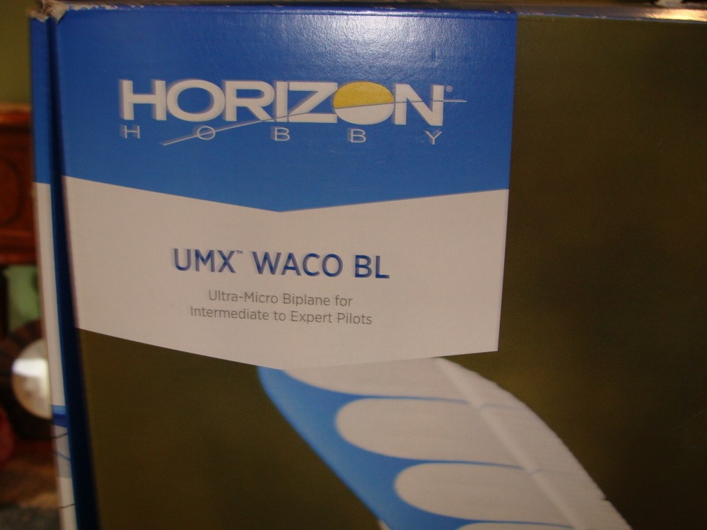E-flite UMX Waco BL BNF Basic Biplane AS3X® Stabilization RC Airplane EFLU5350
