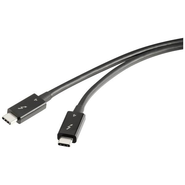 Renkforce RF-5235980 Thunderbolt™ Thunderbolt™ 4 Thunderbolt™ Plug Cable (USB-C