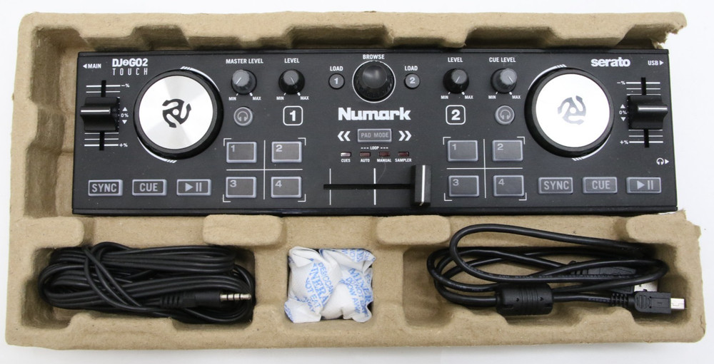 Numark DJ2GO2 Touch Pocket DJ Controller for Serato