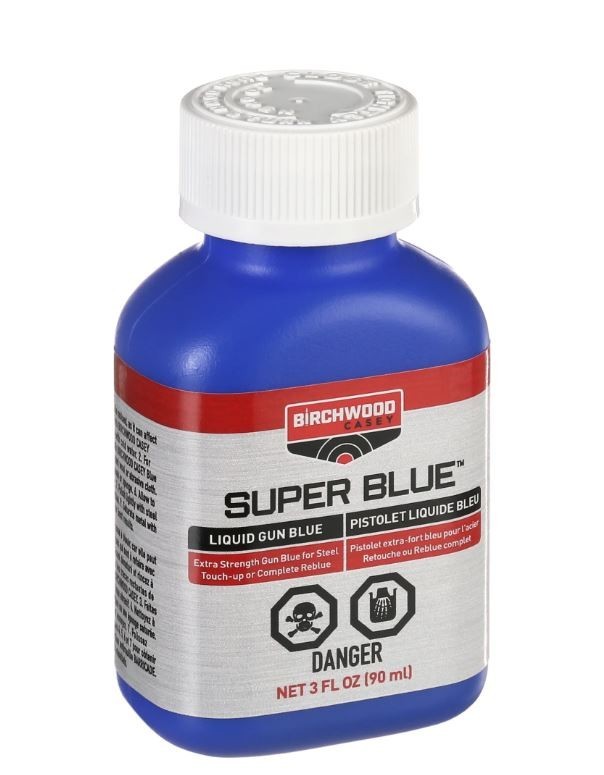 Birchwood Casey SUPER BLUE Liquid Gun Blue FOR BLUEING POLISHED HARDENED STEELS