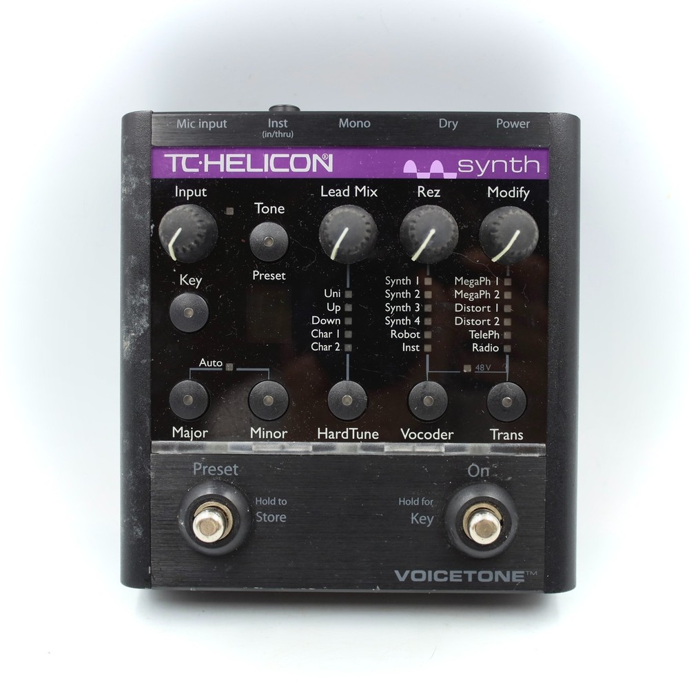 TC HELICON VoiceTone Synth Vocal Effect Pedal