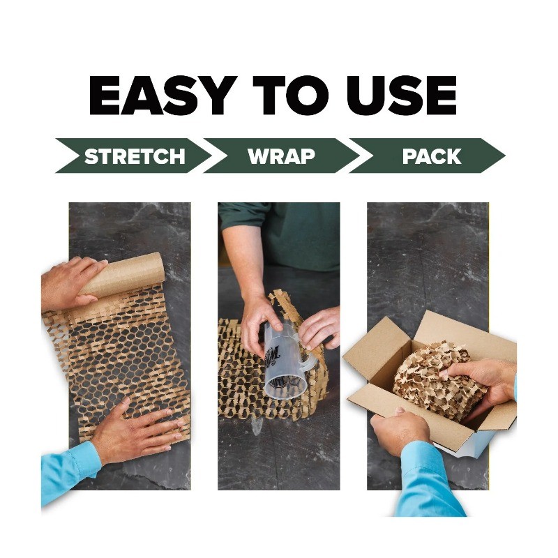 Scotch Cushion Lock Protective Wrap,30 ft. Roll,Equivalent to 75 ft. Bubble Wrap