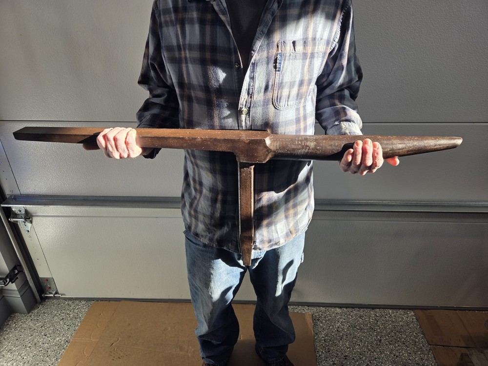 Early Blacksmith Tinsmith 40lb. Large 40.5" Stake Anvil Solid & Heavy!