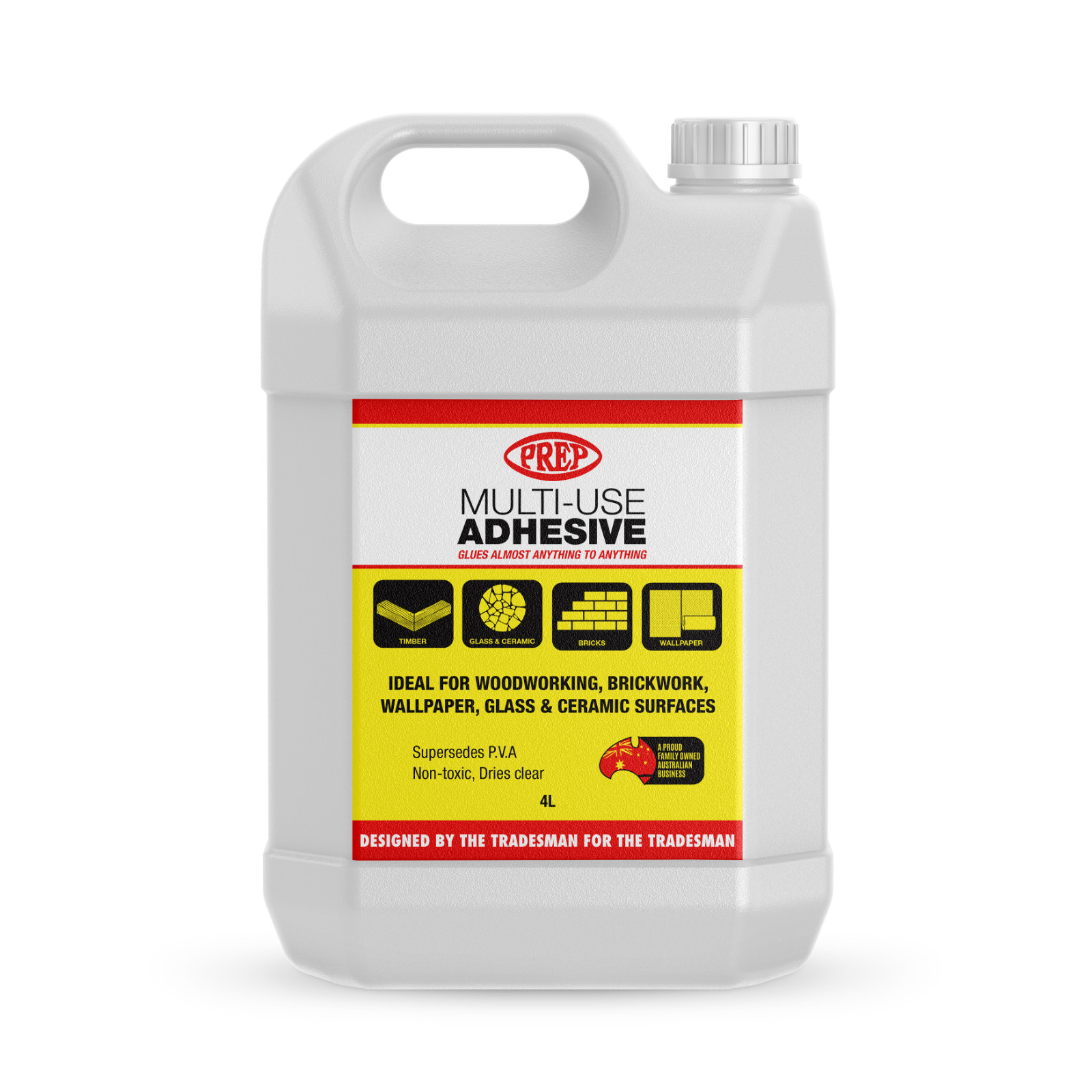 Glue Multipurpose Adhesive PREP Multihesive Styrene based dries clear Multi Use