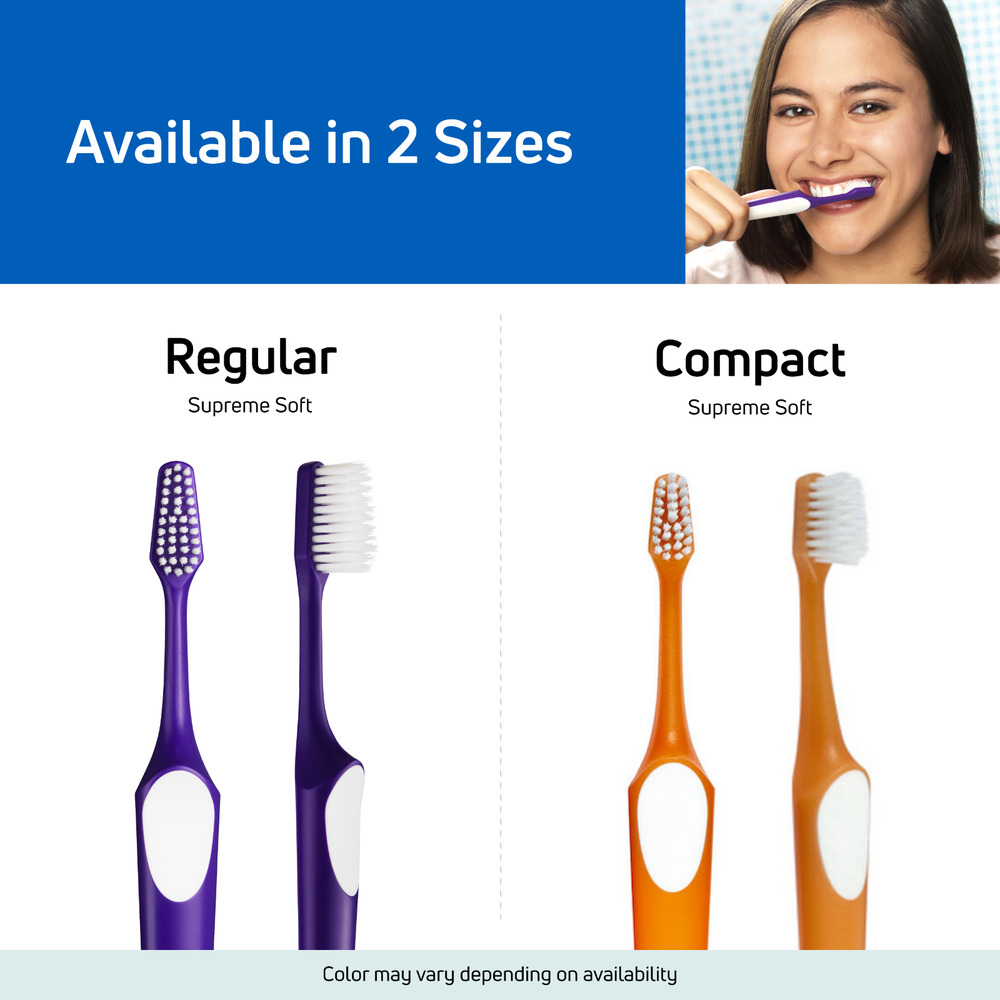 TEPE Supreme Soft Toothbrushes – Soft Bristle Toothbrush