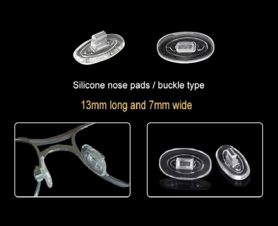 4 Pair Nose Pads Push-in For Oakley Ejector Felon Blender Glasses Replacement