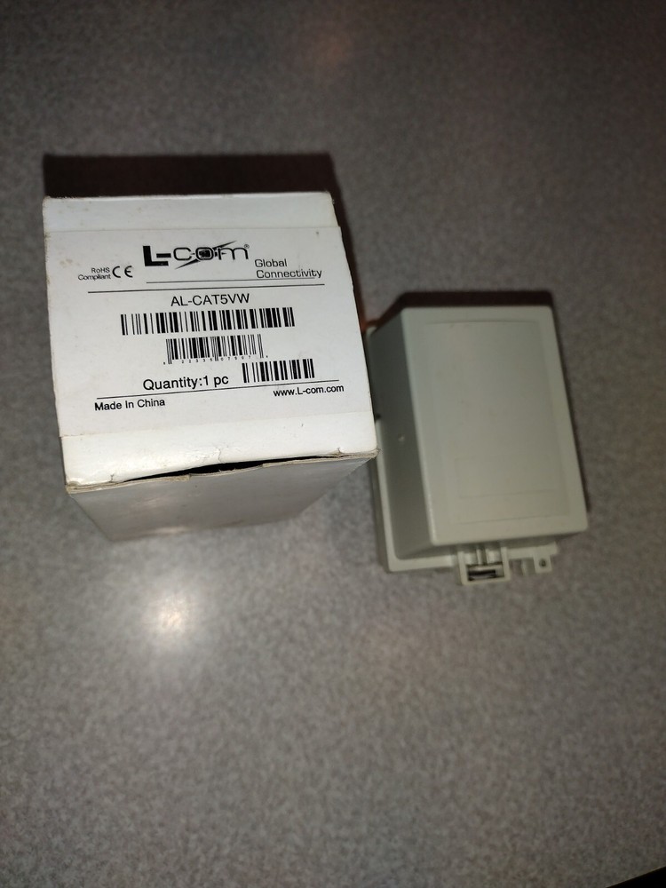 L-Com Global Connectivity AL-CAT5VW  Lightning Surge Protector Cat 5 POE