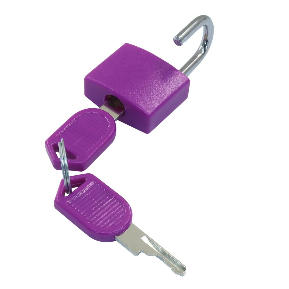 10 Pcs Luggage Locks with Keys, Small Padlock with Key Multicolor Mini Keyed ...