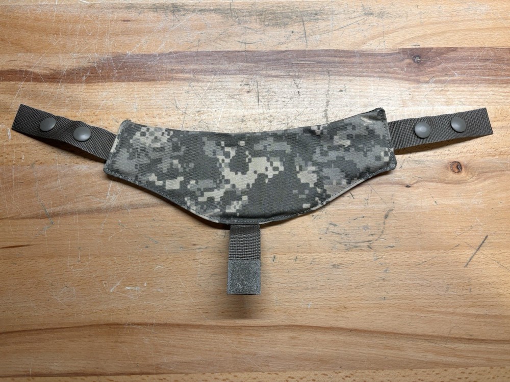 NEW USGI Army ACU Throat Protector Outershell Assembly One Size & Insert
