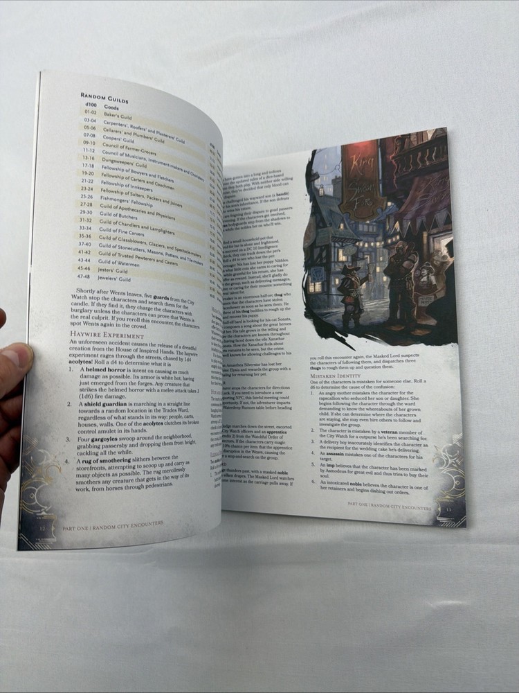 Waterdeep City Encounters Dungeons & Dragons Adventure Module