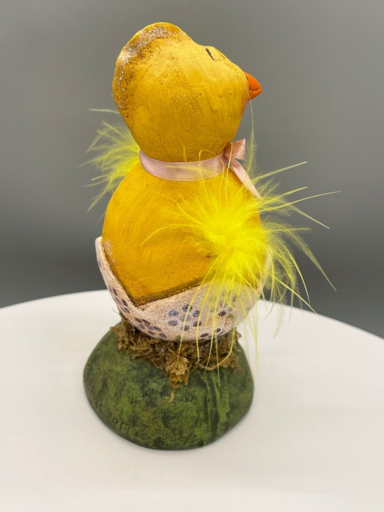 Chuck McClenning Folk Art Spring Baby Chick Easter Decor Primitive Figurine