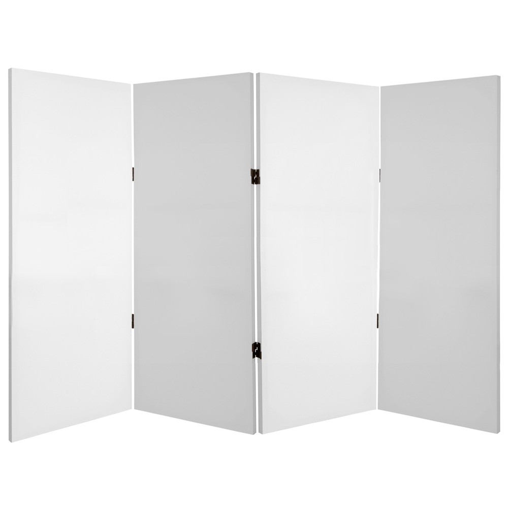 3 ft. Short Do It Yourself Canvas Folding Screen 4 Panel