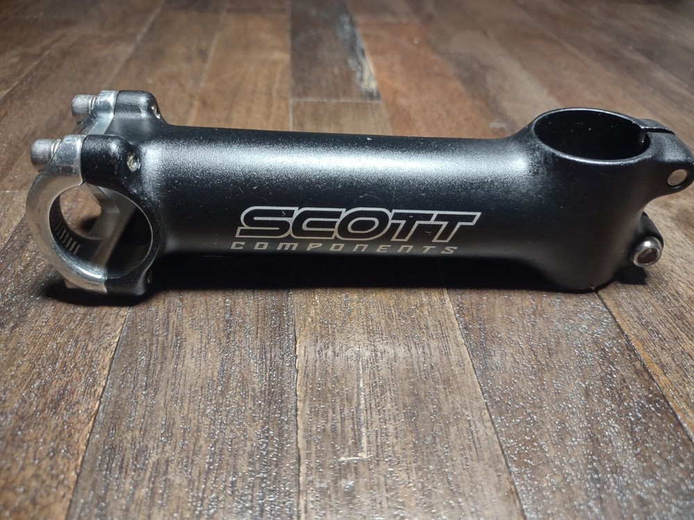 Scott Components Threadless AL Stem, 125mm, 25.4mm, Black