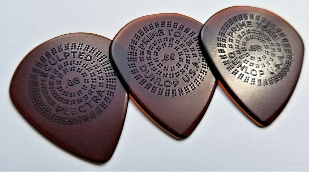 Jim Dunlop Primetone 520 Jazz III XL Guitar Picks .88 mm 3 picks in Pack