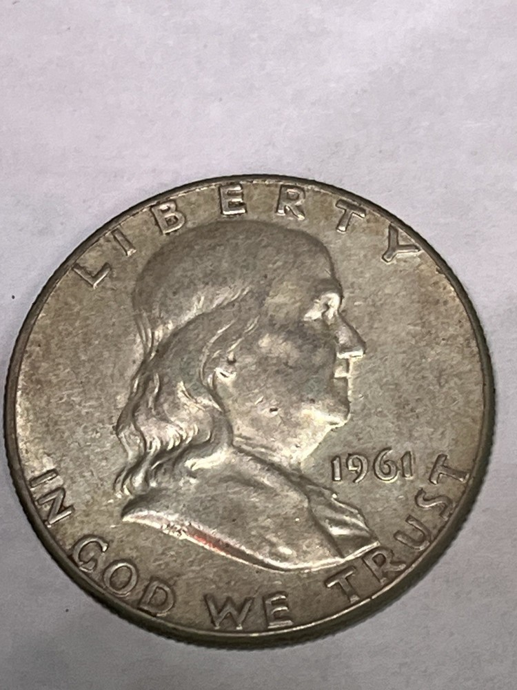 1961 P FRANKLIN HALF DOLLAR 90% SILVER