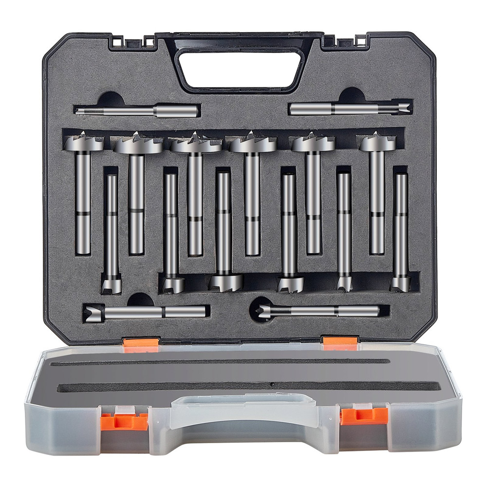 Forstner Bit Set, 16 Pcs Forstner Drill Bits Set, Forstner Bits for Woodworking