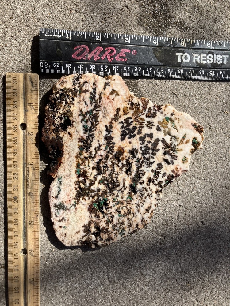 Dendritic Barite Slab