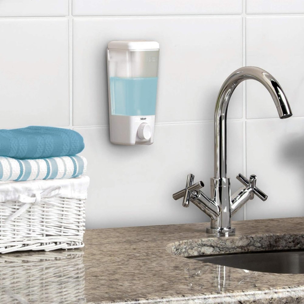 Clear Choice Single Chamber Soap Dispenser - Push Button & Easy Install