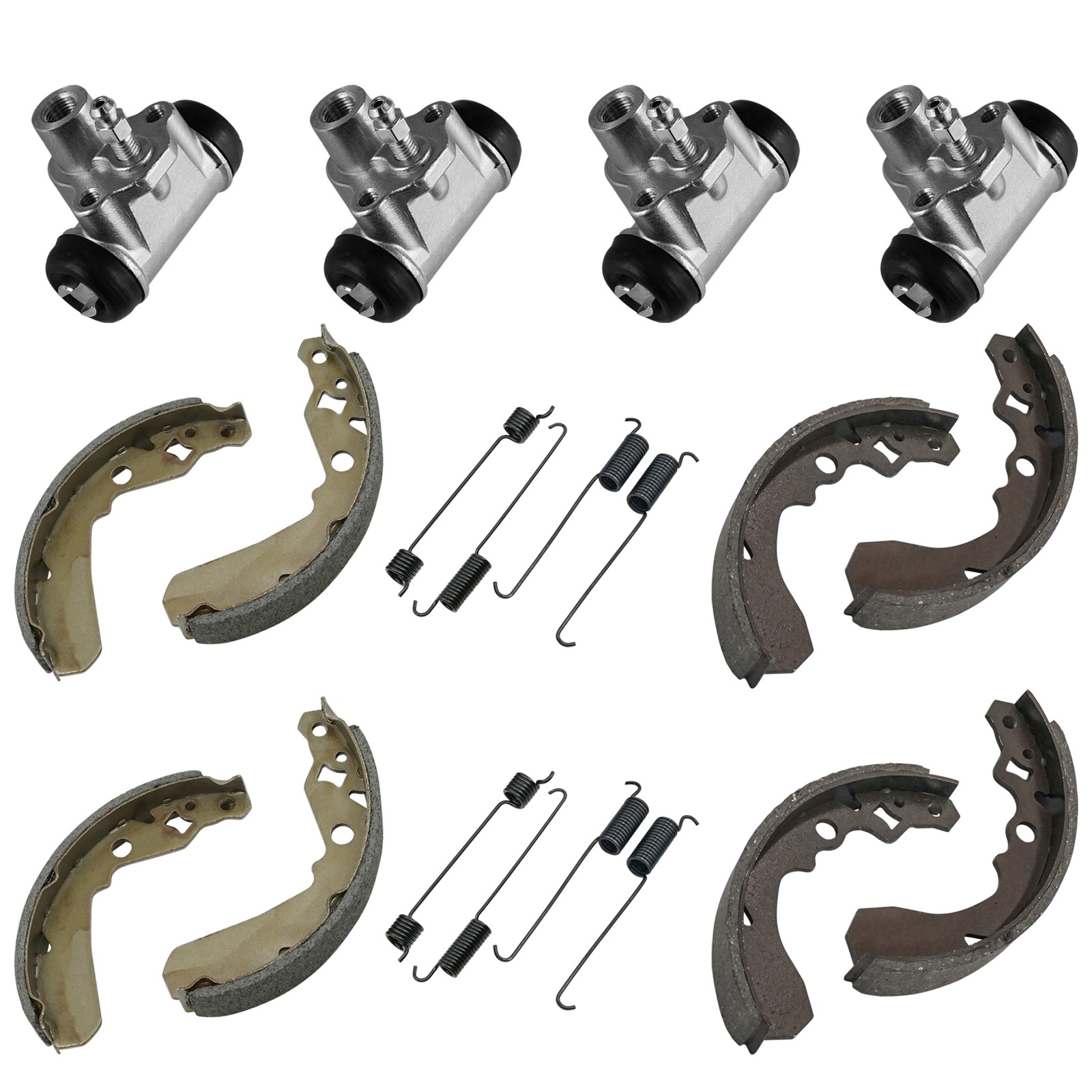 Brake Shoe W/Brake Cylinder For Kawasaki Mule 550 KAF300C 1997-04 07 Rear/Front