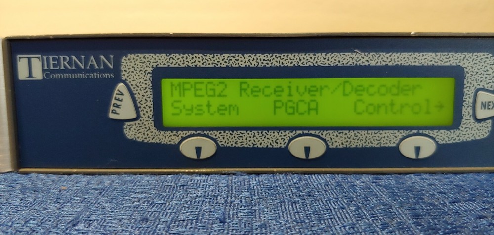 Tiernan TDR77 MPEG2 IRD Integrated Receiver Decoder