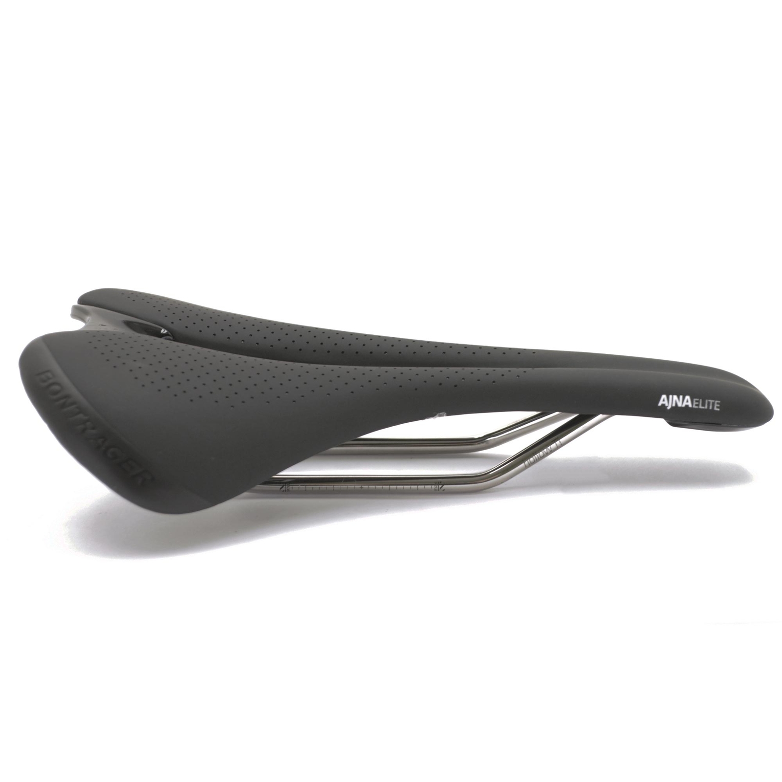 Bontrager Ajna Elite Womens Saddle, Titanium Rails, Medium 154mm, 2017, Black