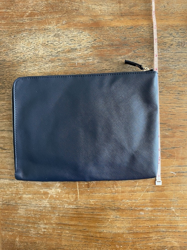 Scout - Two Side Zip File Tech Case Navy Blue 10.5" x 7.5"