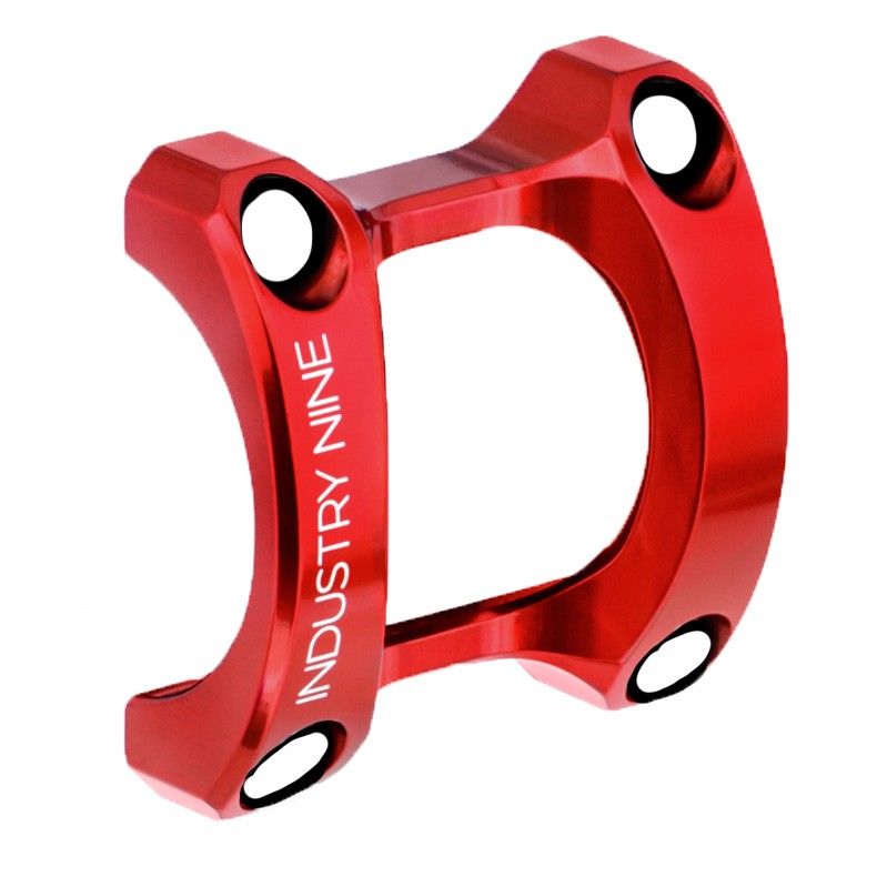 Industry Nine A35 Red Alloy Faceplate for High-Performance Stem Customization