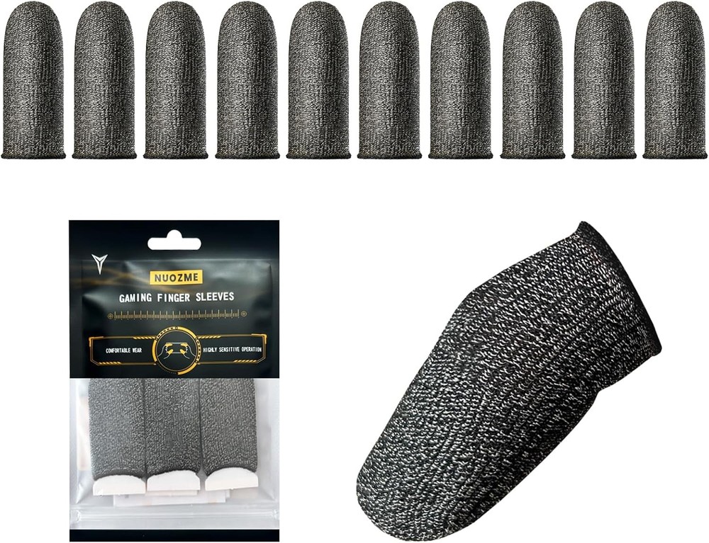 Touchscreen Gaming Finger Sleeves Anti Slip