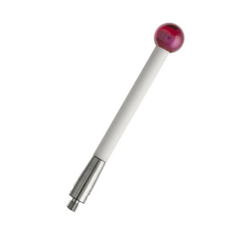 CMM Touch Probe M2*D5*L30mm M2 Thread 5mm Ruby Ball Ceramic Stem for A-5003-4779