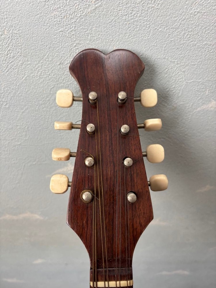 KUNISHIMA wood grain 8 string mandolin with case