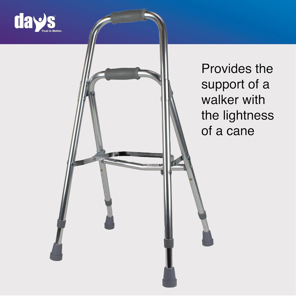 Hemi Walker - Mobility Aid for Elderly, Handicapped, Disabled Users - One Arm or