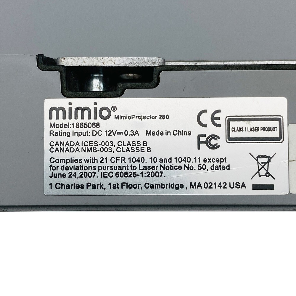 Mimio Accessory Kit 1865068 for MimioProjector 280 Touch Interactive