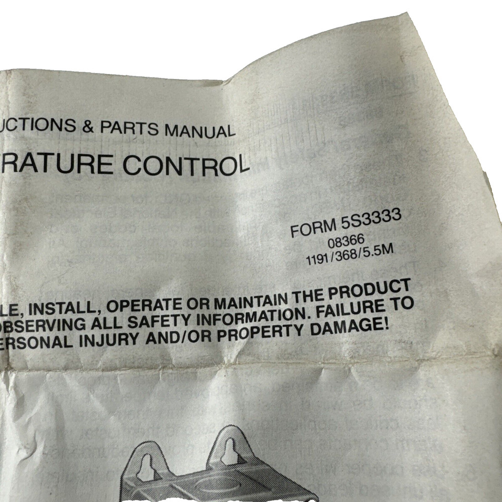 NEW OLD STOCK DAYTON SPDT TEMPERATURE CONTROL 4E-636