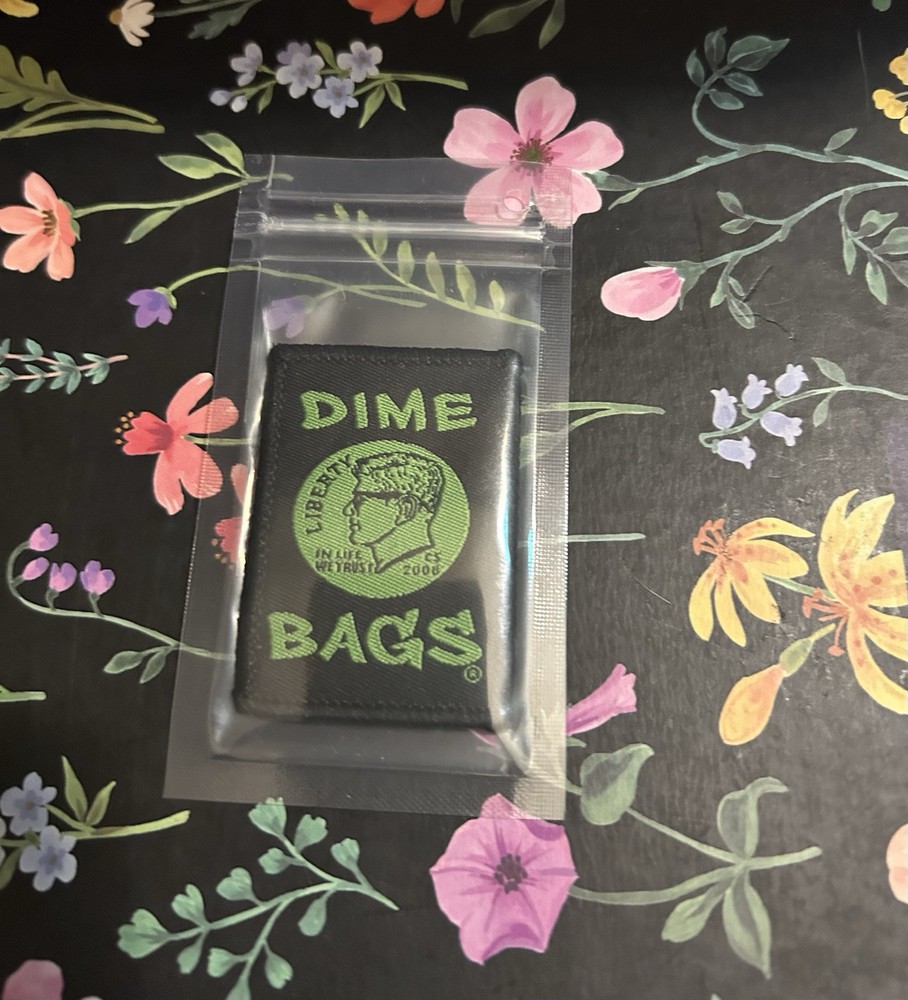 Dime Bag Patch With Smell Proof Resealable Bag