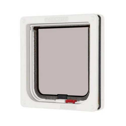 Lockable Cat Flap 1 Each, White By Ani Mate